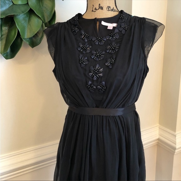 Rebecca Taylor Dresses & Skirts - Rebecca Taylor Silk Embellished LBD